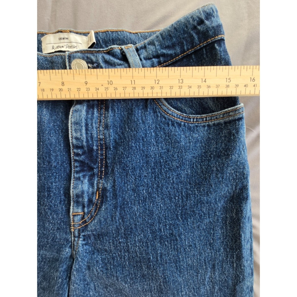 & Other Stories Womens Jeans Sz 28 Medium Wash High Rise Wide Leg Treasure Cut - Picture 12 of 16